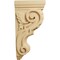 Ekena Millwork 5"W x 7"D x 14"H Large Traditional Acanthus Corbel, Alder CORW05X07X14TAAL - alternate 2